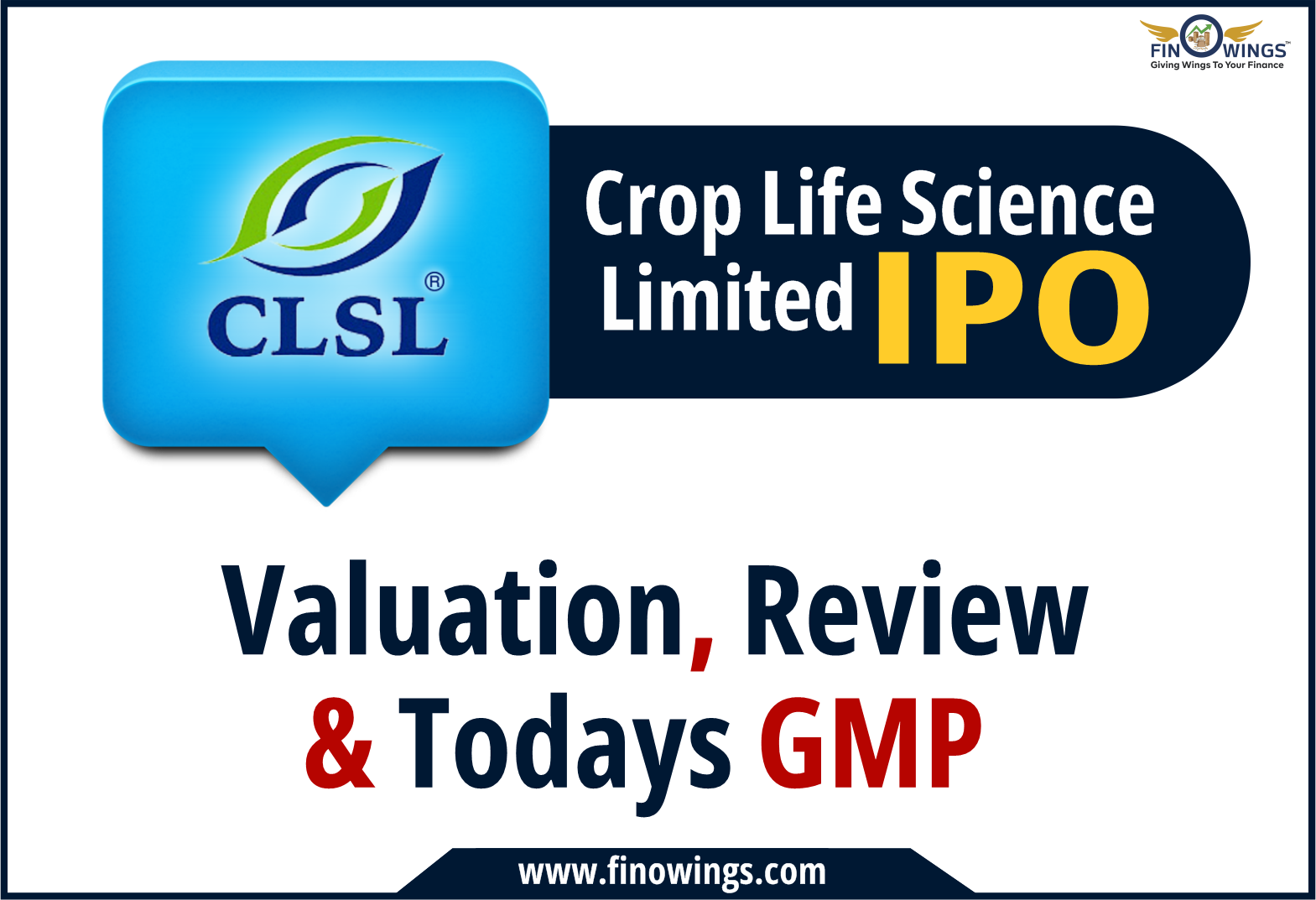 Crop Life Science Limited IPO, IPO review, Finowings IPO Analysis