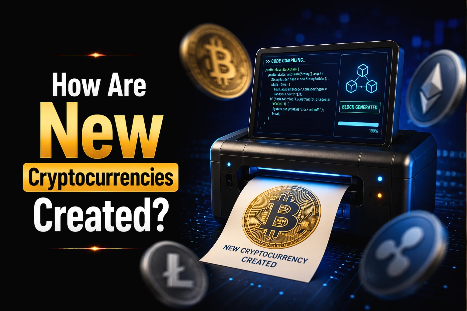 how-new-cryptocurrencies-are-created