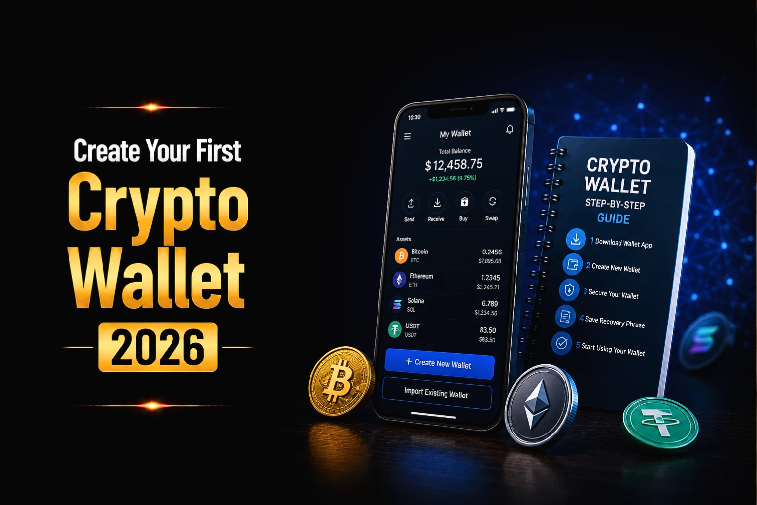 How to Create Your First Crypto Wallet: Step-by-Step Guide 2026