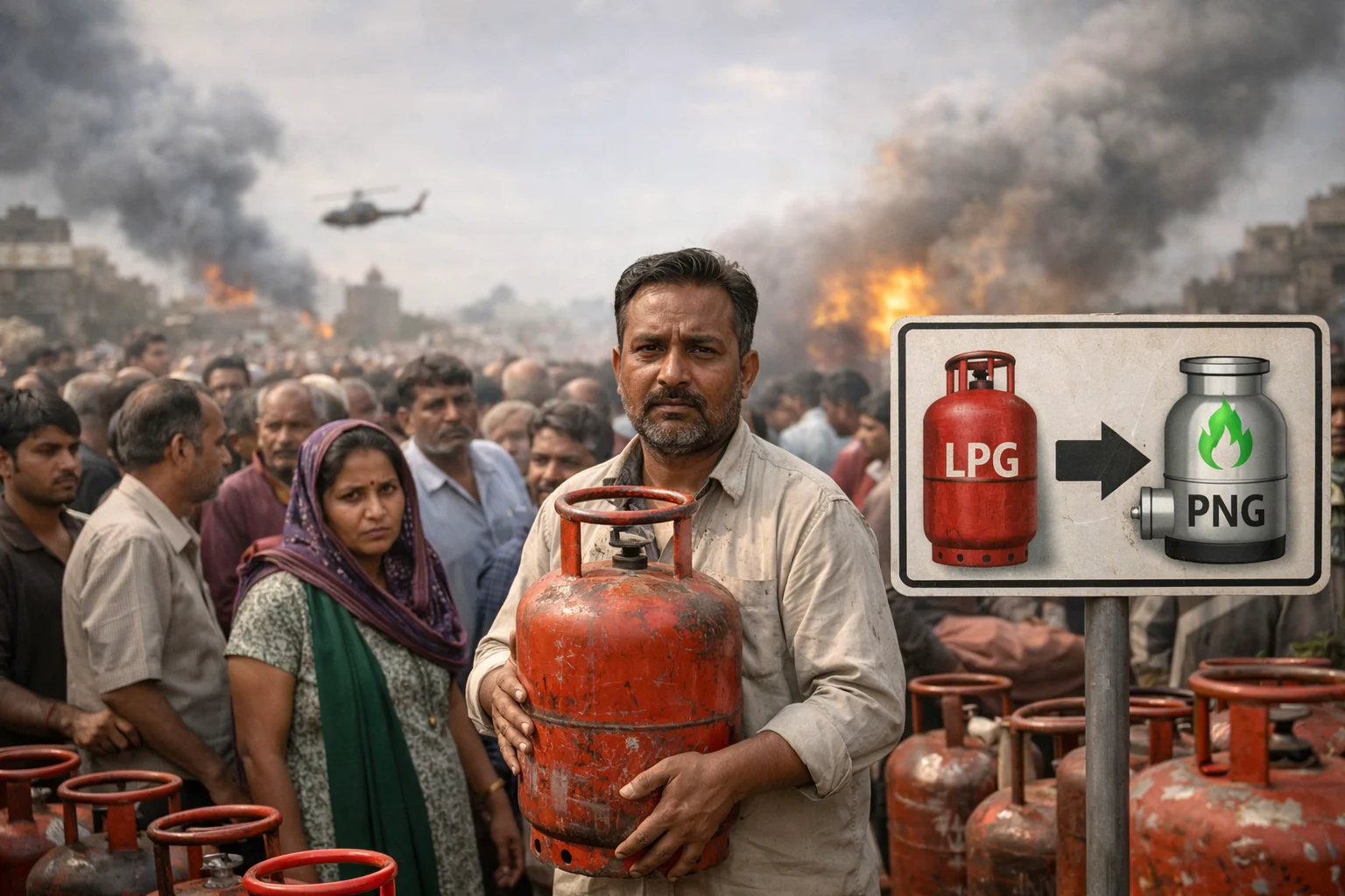 LPG Gas Shortage in India 2026: Government New Rule, PNG Shift Explained & Iran-Israel War Impact