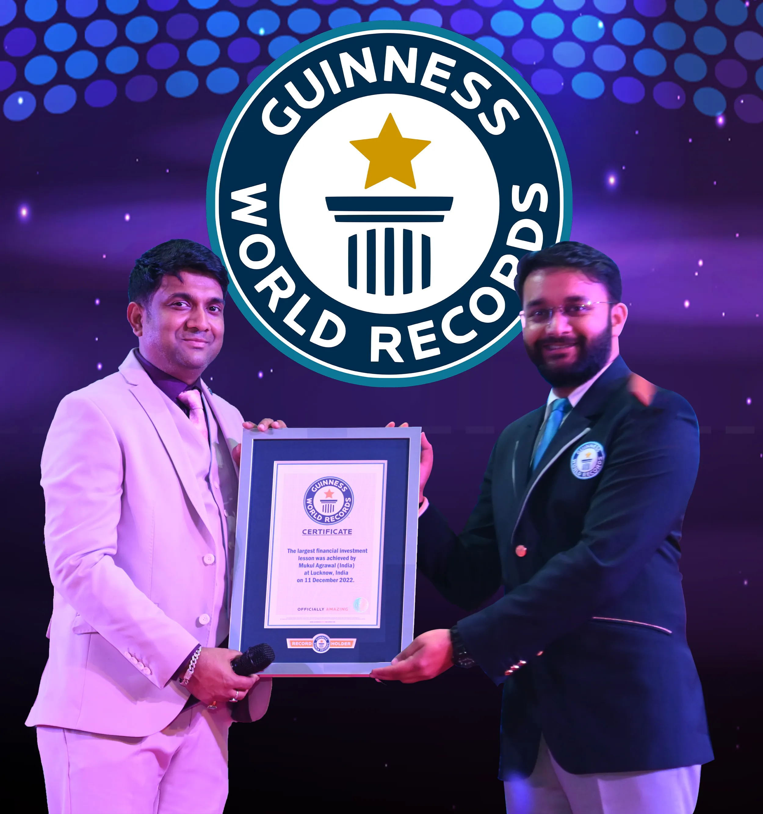 stock market course in Lucknow Dr. Mukul Agrawal World Record